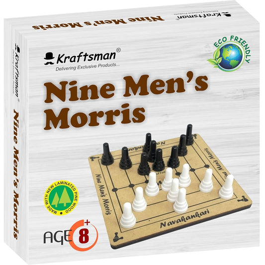Nine Men's Morris | Navakankari | Mills Travel Board Game