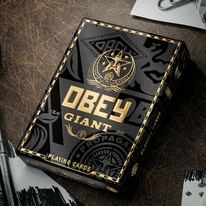 Obey Gold Edition Playing Cards