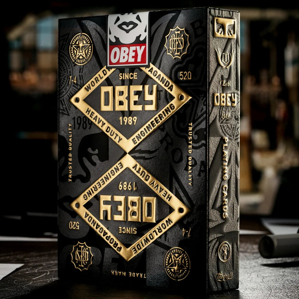 Obey Gold Edition Playing Cards