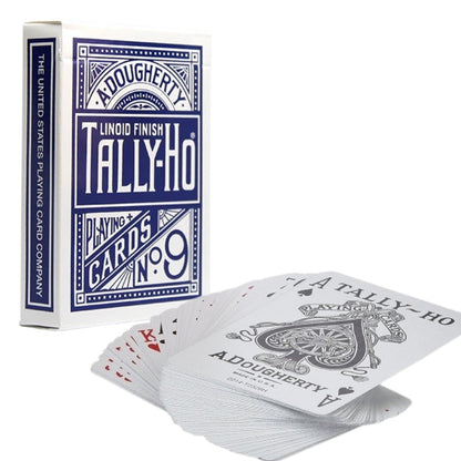 Tally-Ho Playing Cards Circle Back Deck - Blue