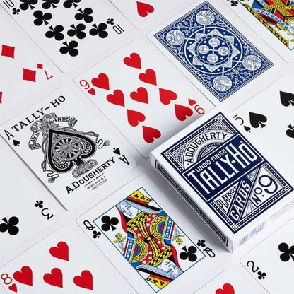 Tally-Ho Playing Cards Fan Back Deck - Blue
