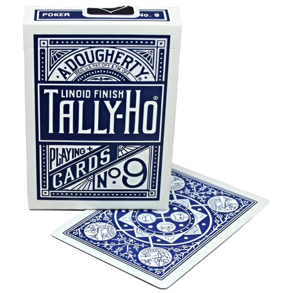 Tally-Ho Playing Cards Fan Back Deck - Blue