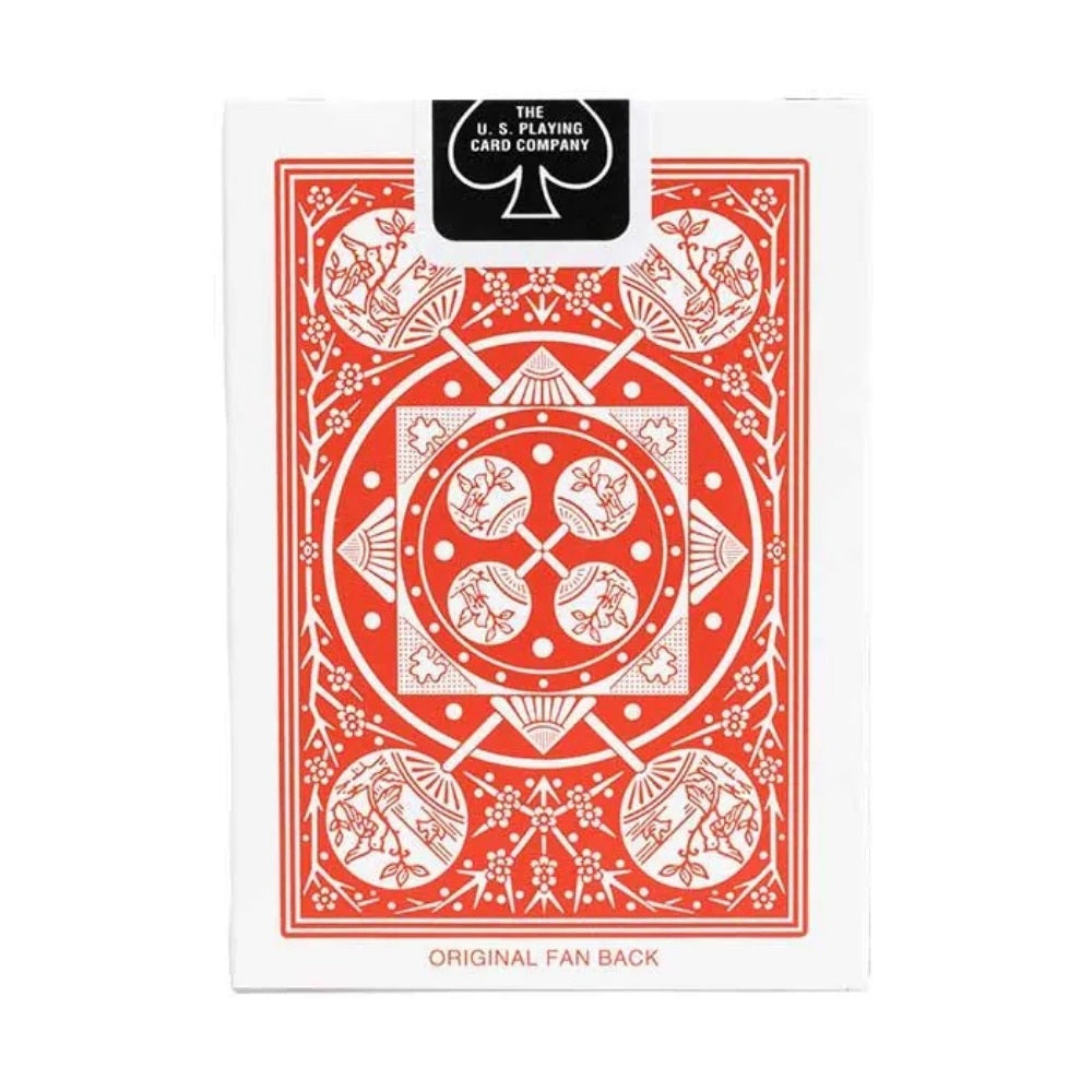 Tally-Ho Playing Cards Fan Back Deck - Red