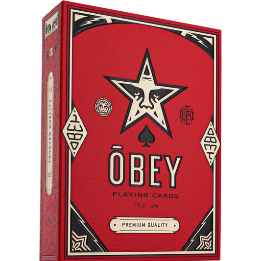 Obey Red Edition Playing Cards