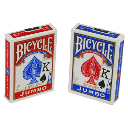 Brick of 12 Bicycle Jumbo Index 6 Red & 6 Blue Decks