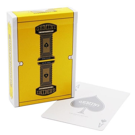 Gemini Casino Deck - Yellow Edition