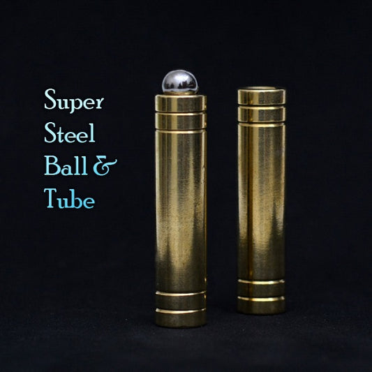 Super Steel Ball & Tube Trick - Brass