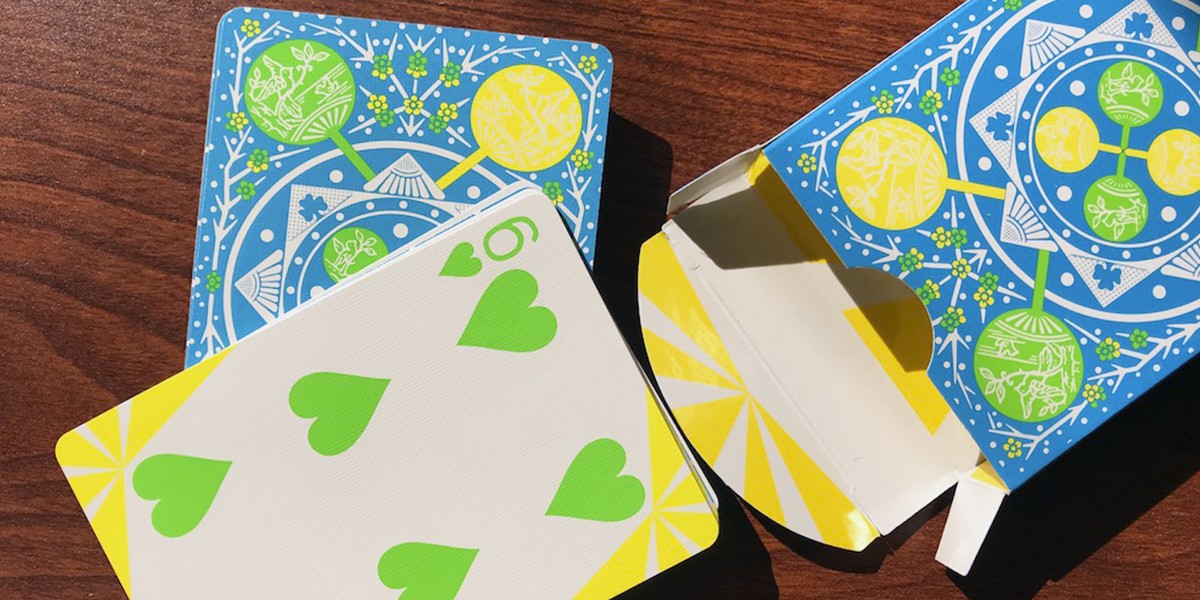 Tally Ho Fan Back Summer Edition Deck